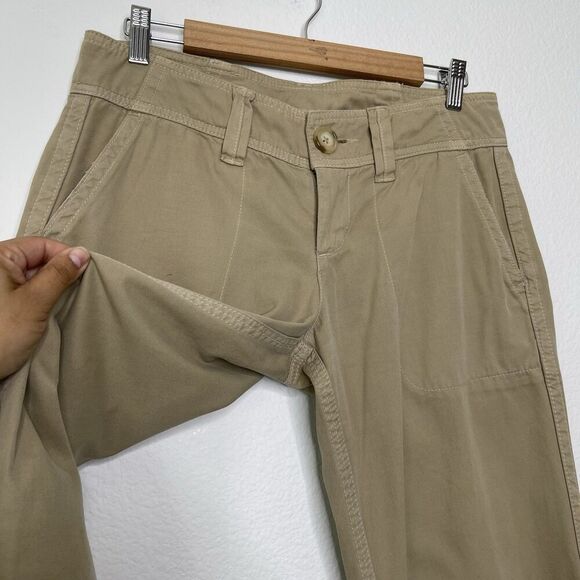 James Perse Pants Sz 27 Straight Tan 33" Cotton Utility Khaki Casual Minimalist - Picture 9 of 13